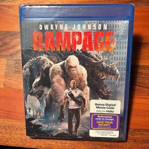 Rampage Blu Ray Sealed Johnson‎ Video Game Action Adventure Monsters